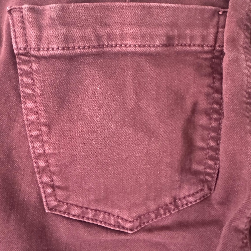 American Eagle Outfitters Red Cargo Jogger Pants Slim Fit Size 0 Petite - Picture 10 of 14
